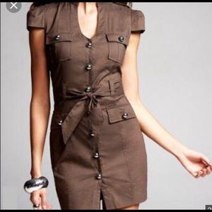 Express military inspired dress